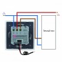 Терморегулятор с выносным датчиком температуры для теплых полов Livolo  VL-C7FCQ1-2BPS72